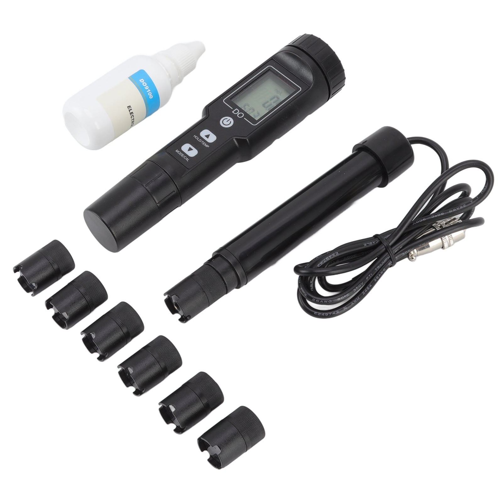 DO Meter, Temperature Compensation Dissolved Oxygen Meter For Pond With