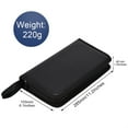 thumbnail image 4 of 80 Capacity Heavy Duty CD Case，Acogedor Portable PU CD Holde, Media Case Storage Holder Organizer Wallet For CD DVD VCD, 4 of 8