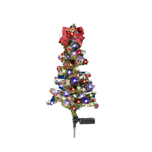 Outdoor Christmas Decorations Solar Christmas Decorative Light Led Christmas Tree Plug in Light Outdoor Garden Decorative Light Christmas Lights Outdoor