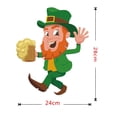 thumbnail image 5 of XGFHYJEH St Patricks Day Decorations, St Patricks Day Wall Decals, St Patricks Day Decorations Indoor, Set of St. Patrick's Day Window Stickers Irish Holiday Wall Stickers Decoration, 5 of 5