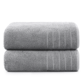 thumbnail image 1 of Casa Platino Paquete de 2 Toallas de Baño - Toallas de Baño Grandes, Sábanas de Baño de Algodón Suave, de Secado Rápido y Tamaño Extra Grande, 36"x72", Ideal para Días de Spa en Casa - Gris Ultimate, 1 of 7