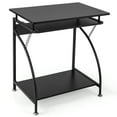 thumbnail image 1 of Costway 27.5" Laptop Table Computer Desk for Small Spaces with Pull-out Keyboard Tray, 1 of 9