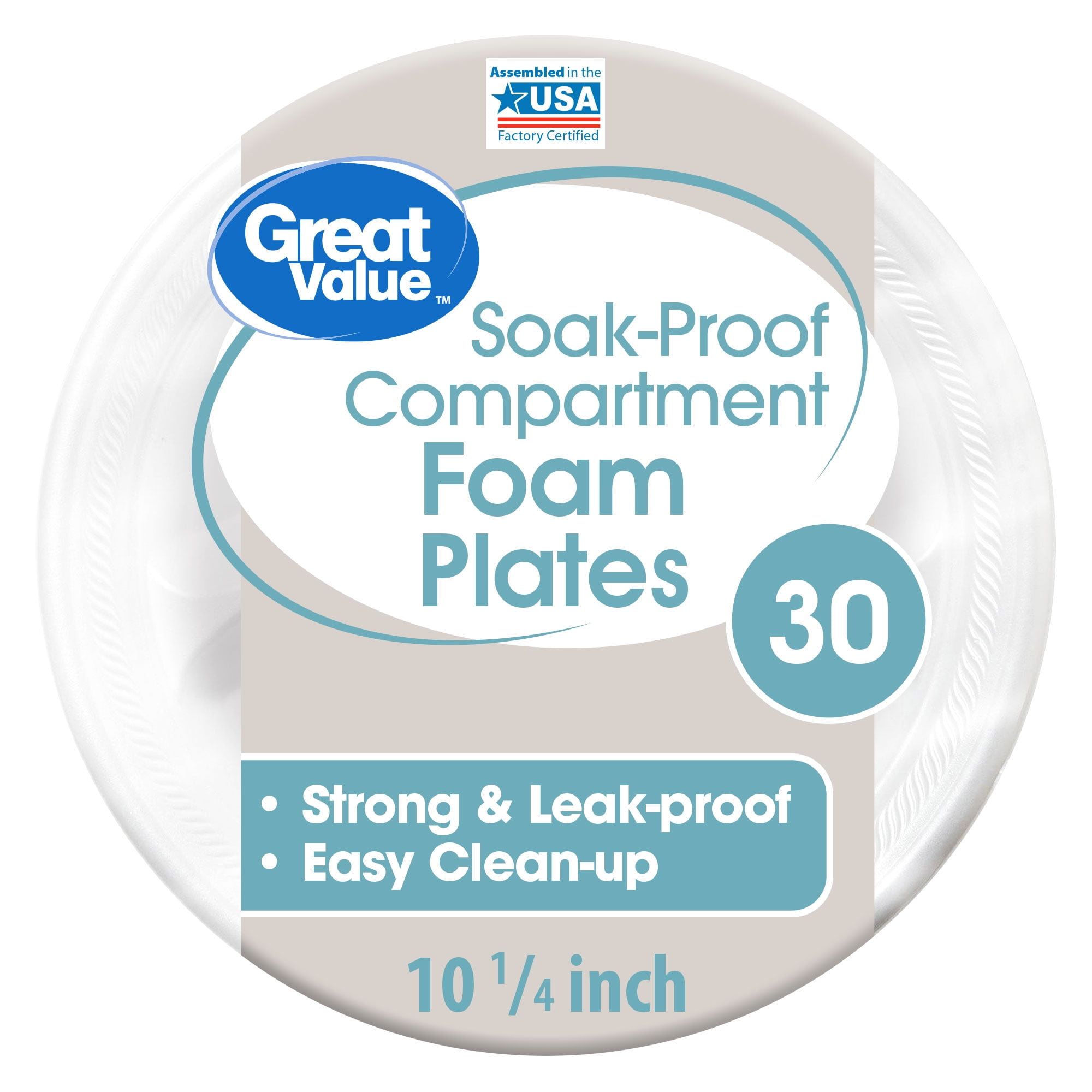 Great value foam clearance plates