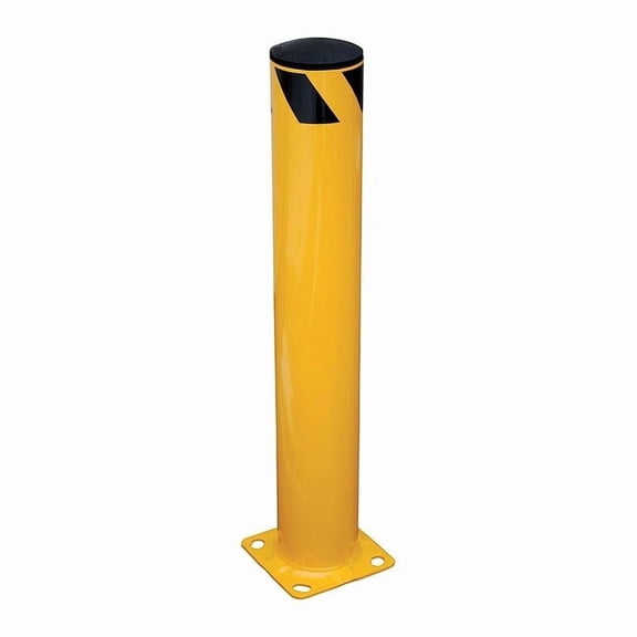 Manufacturer Varies Bollard ,36 in H,Yellow ,Carbon Steel 45XC67