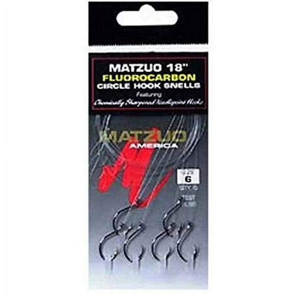 Matzuo Crochet Circulaire en Fluorure 18 Pieds' - Taille 10 Pk. 6