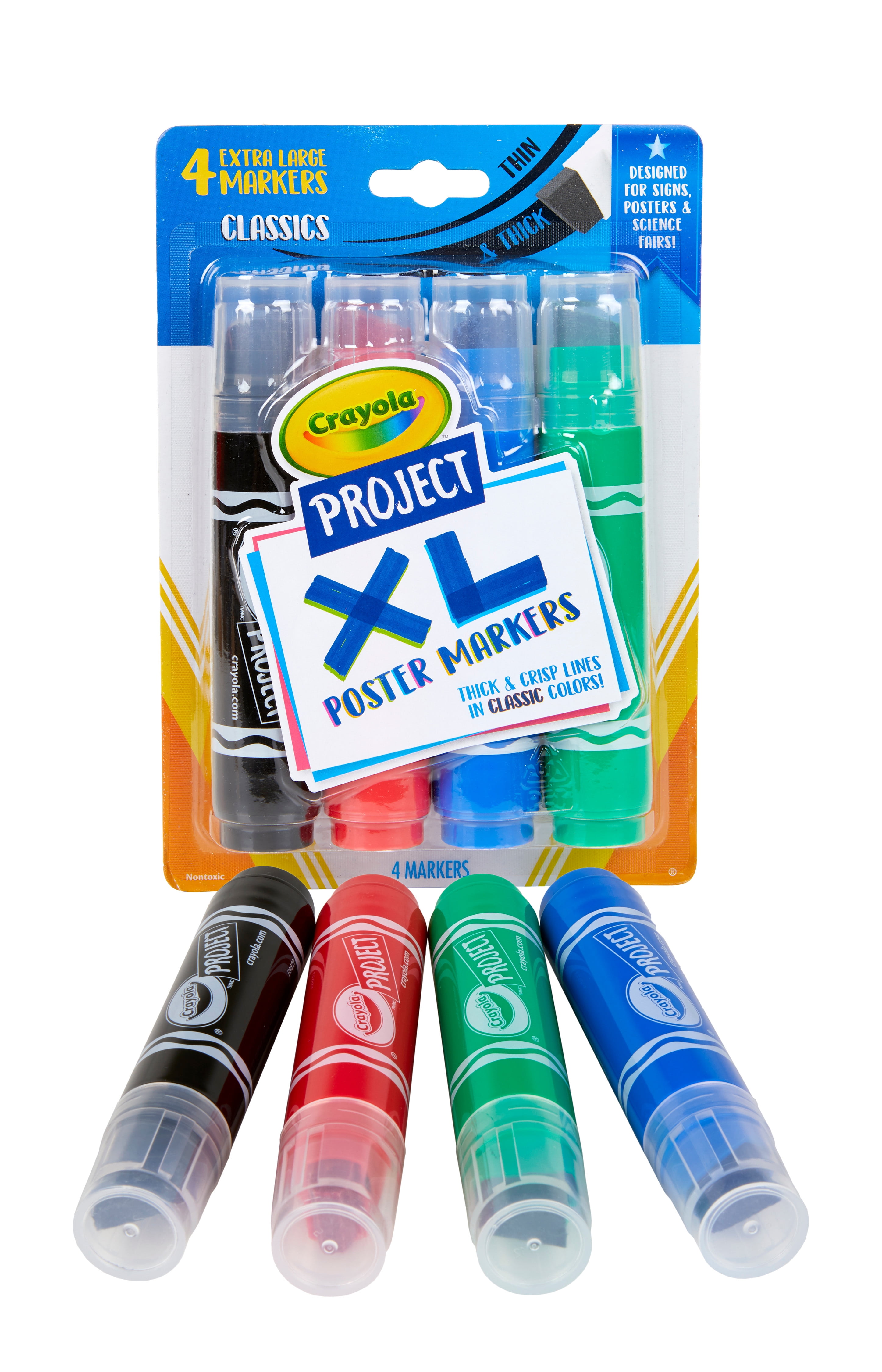 Crayola Poster Markers, 2 Count