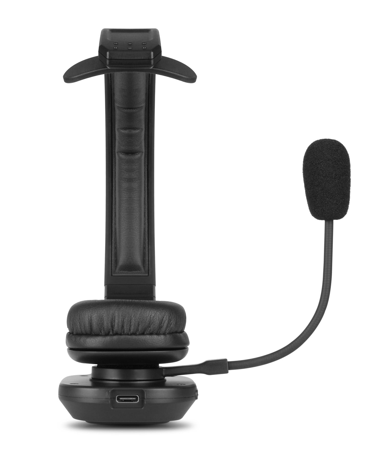 Aluratek ABHM100F - Bluetooth Wireless Headset with Noise Cancelling Boom Microphone
