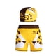 thumbnail image 2 of Bañador infantil con cintura elástica y estampado, tallas medianas a grandes, estilo deportivo, corte corto, parte delantera plana, conjunto de bañador para niño, poliéster., 2 of 6