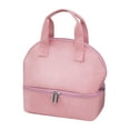 thumbnail image 3 of Huayishang Lunch Box for Women Lunch Bag for Women Double Compartment Insulated Tote Lunch Bag Waterproof, Kitchen Essentials Clearance Sale Pink, 3 of 3