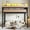 Twin XL + Natural, variant on Twin XL Size Loft Bed Frame with Storage Shelves and Pegboard, Metal Loft Bed with USB Ports and LED Lights, Safe and Sturdy for Bedroom, Natural