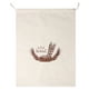 thumbnail image 1 of Bolsa de pan reutilizable con cordón para guardar baguettes, galletas y bollos, con tejido natural para conservar la frescura. Alternativa ecológica a las bolsas de plástico para la despensa., 1 of 6