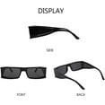 thumbnail image 2 of FEISEDY Cool Futuristic Rectangular Sunglasses Cyber Men Women Punk Style Cosplay Sun Glasses B2739, 2 of 6
