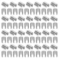 thumbnail image 1 of Miangastore 100pcs Leather Rope Clips Metal Fastener Cylindrical Opening Crimps for Tassel, 1 of 8
