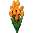 thumbnail image 1 of 10 Uds flor de simulación de tulipán-naranja Vhermosa Macetas, 1 of 6
