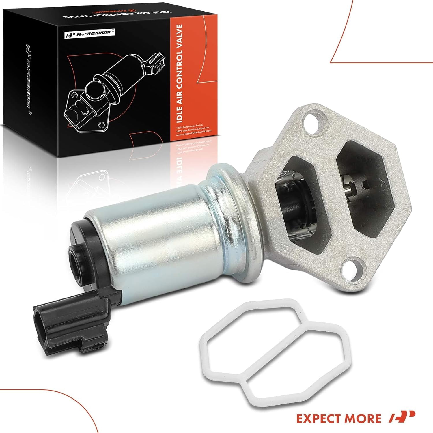 A-Premium Fuel Injection Idle Air Control Valve Compatible with Ford Explorer 1999-2001, Explorer Sport Trac 2001 & Mercury Mountaineer 1999-2001, 4.0L, Replace# XL2Z9F715AA, YU3Z9F715AA