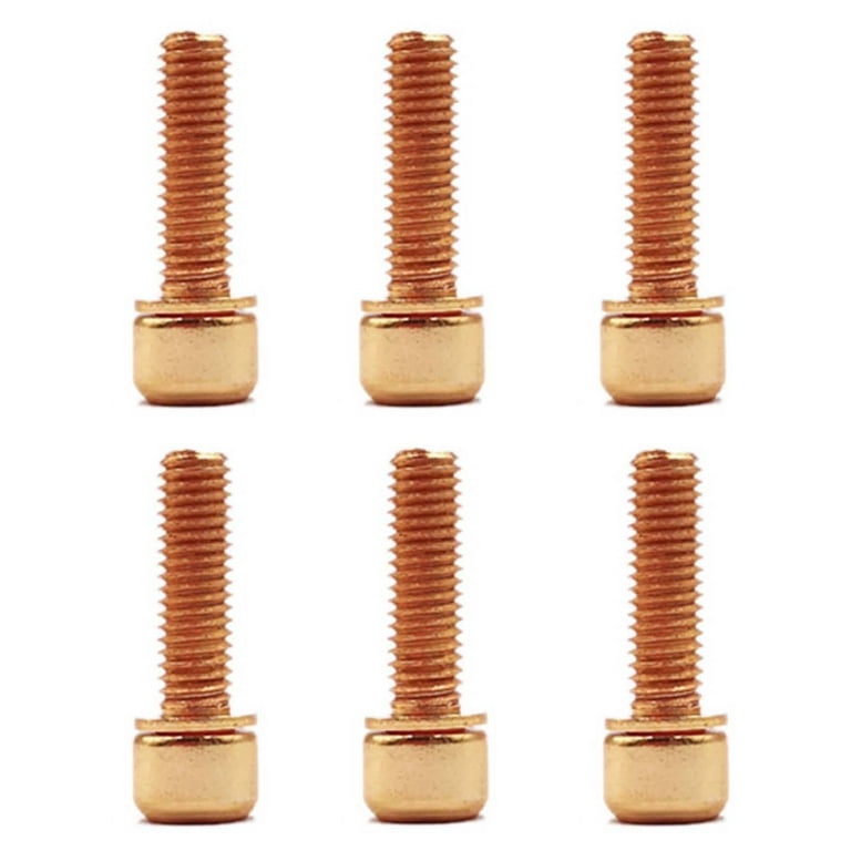 UDIYO 6Pcs Handlebar Screws Wear resistant Stainless Steel Stem