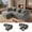 Dark Gray, variant on BedLuxury 110" Large Modular Sectional Sofa with Removable Storage Ottoman, Extra Deep Seat Cloud Couch for Living Room, Chenille Brown