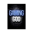 thumbnail image 3 of Imágenes de eslóganes de juegos con efecto neón motivacional, impresiones planas en lienzo, carteles y pinturas para la pared para la decoración de la sala de juegos, regalo para jugadores, 3 of 5