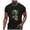 Black, variant on Mens T-Shirts Soft Summer Pineapple Print Round Neckline Short Sleeve Slim Fit Casual Breathable T Shirt