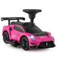 thumbnail image 1 of Gymax Electric Kids Ride on Push Car Maserati Licensed Foot to Floor Push Car w/Horn Pink, 1 of 9
