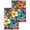 Pink, Yellow, Navy, variant on Colorful Flowers Kitchen Dish Towels for Drying Dishes Set of 2, Spring Floral Watercolor Blue Waffle Weave Microfiber Hand Tea Bathroom Towels Quick Dry & Absorbent Towel 15.7x23.6