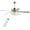 Chrome, variant on JONATHAN Y Ali 48" 3-Light Wrought Iron LED Ceiling Fan With Remote, Oil Rubbed Bronze