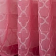 thumbnail image 3 of Nanshing Jess Rod Pocket Embroidered Single Curtain Panel, Azalea Pink, 54" x 84", 3 of 4