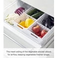 thumbnail image 6 of Yamazaki Home Stacking Baskets / Fruit Basket/ Vegetable Basket, Plastic, Handles, Stackable, No Assembly Req., 6 of 8