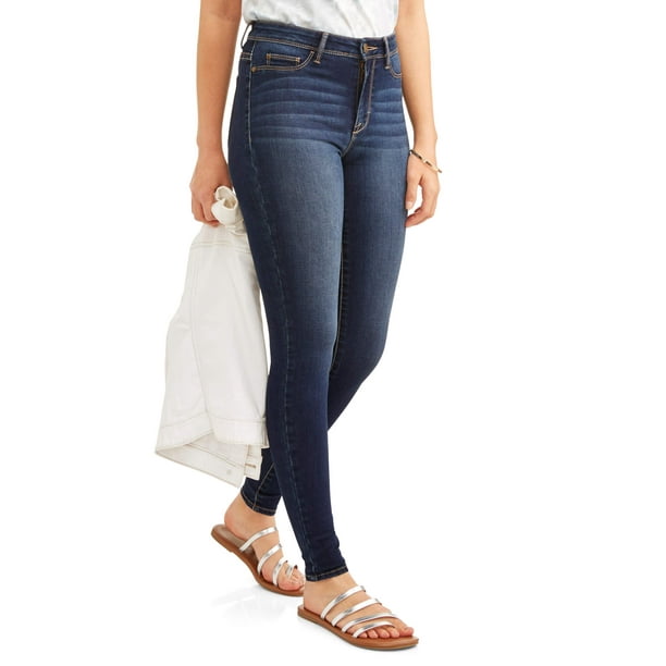 time and tru high rise ankle jegging