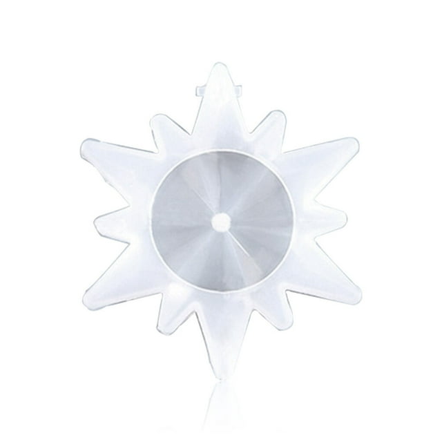 maskred Snowflake Molds Pendant DIY Craft Tree Mirror Handmade Ornament Mold New Year Present Resin Mould Flexible Casting Type 1 2Set