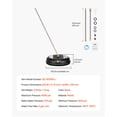 thumbnail image 6 of VEVOR 15" Pressure Washer Surface Cleaner, Plastic Pressure Washer Attachments with 4 Wheels, 4000 Max PSI, 1/4 Quick Connector, 2 Spray Nozzles, 2 Extended Wands, 6 of 9