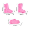 thumbnail image 3 of Milue Socks and Shoes Shape Molds 3D Handmade Soap Bar Craft Kitchen Baking Fond Tool, 3 of 21