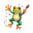 thumbnail image 3 of cartoon Frog Art Stickers Stickers, Waterproof Frog Art Stickers Sticker for Water Bottle Laptop Phone Cases Planner Skateboard Luggage Helmet Party Favor Decor, Ideal for Adults Teens Teacher Rewards, 3 of 9