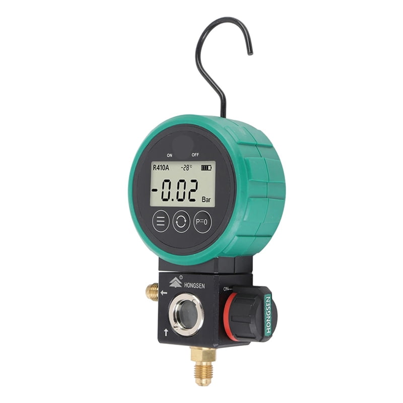 Digital HVAC Gauge Timed Shutdown Ergonomic Hand Wheel Multifunctional Stable HVAC Vacuum Gauge Tester
