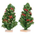 thumbnail image 3 of Dollhouse Christmas Decoration, 4.7 Inch Mini Christmas Tree Miniature Model Exquisite 1: 12 Scaled Lifelike  For Tabletop, 3 of 8
