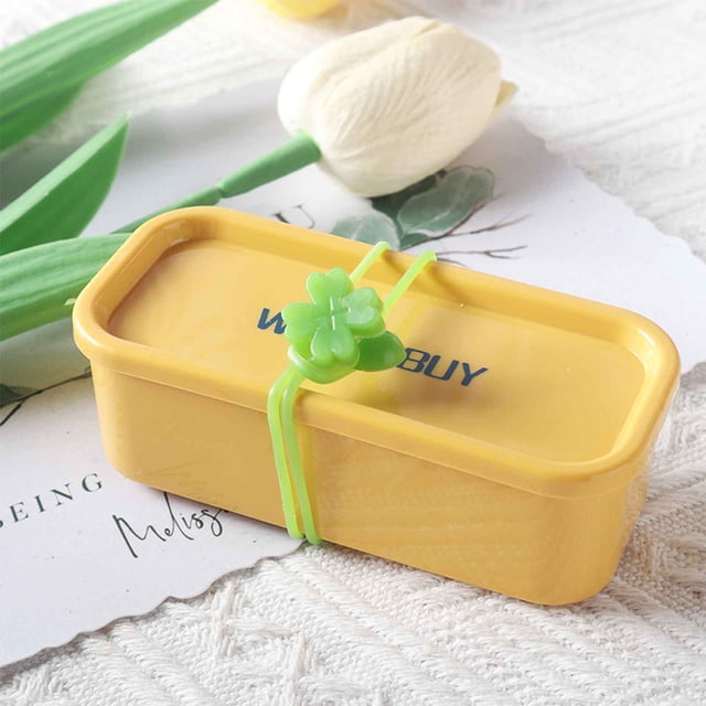 RKSTN Holding Rope 5Pcs Kitchen Bento Box Elastic Rubber Bands Diary Lunch Container Wrapping Bands for Lunch Box Book Home Office Outdoor Kitchen Gadgets