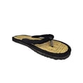 thumbnail image 3 of Quickkshop Natural Korai Grass Mat Slider for Men & Boy | Osho Slipper Stylish Comfortable Lightweight (Black, numeric_10), 3 of 3