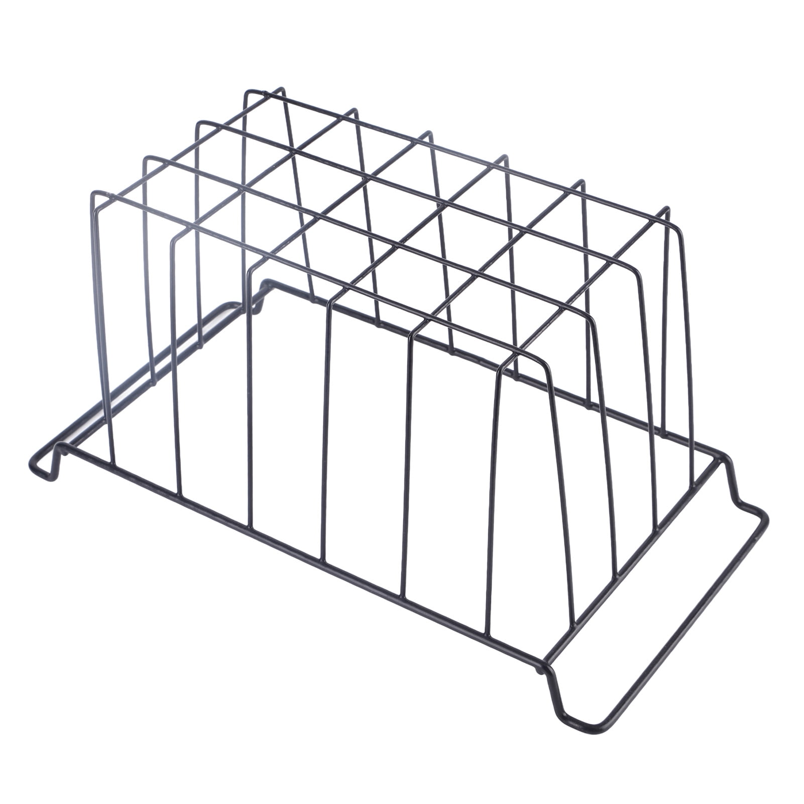 2 Pcs Freezer Wire Storage Basket PE Coated Metal Hanging Rack Freezer Storage Organizer Bin for Fridge Shelf Cabinets Pantry Closets (L 39cm X W 20cm X H 20cm)