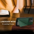 thumbnail image 4 of Nalacover Case Compatible with iPhone 11, Wallet Case with Hidden Card Holder, withKickstand Card Slots Classic PU Cowhide Leather Cover for Men Women Girls For iPhone 11, Green, 4 of 10
