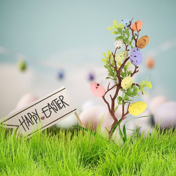 OUNONA 1Pc Multi-Color Easter Decoration with Realistic Simulation Branch for Party and Holiday Crafts