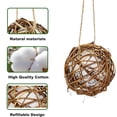 thumbnail image 5 of 2PCS Globe Hummingbird Nesters - 2024 New Handmade Birdhouse and Birdhouse Materials, Hummingbird Nesting Houses Set, Hanging Bird Nesters for Wild Birds, Ideal Gift for Bird Lovers (8cm/3.15in), 5 of 7