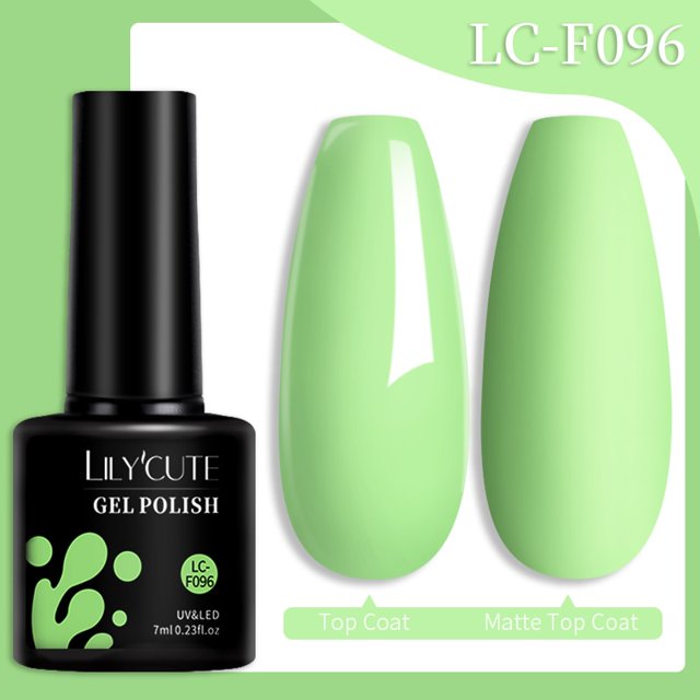 LILYCUTE 7ML brillo Gel esmalte de uñas colorido semipermanente remojo UV LED uñas arte para manicura capa mate diseño de arte de uñas zhangmengya LED