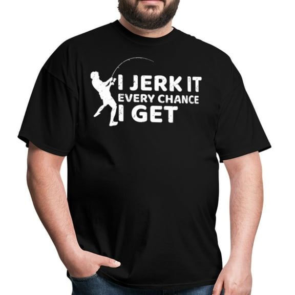 Funny Fishing Shirts, Fisherman with Fishing Pole, Fishing Rod