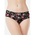 thumbnail image 2 of Joyspun Women's Infinite Comfort Stretch Hipster Panties, 3-Pack, Sizes XS to 3XL, 2 of 3