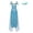 Lake Blue, variant on Women Arabian Princess Dress-up Sequin Sleeveless Belly Dance Harem Romper with Headband Lake Blue 3XL