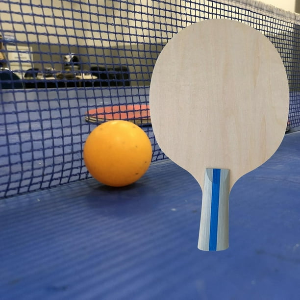 1 raqueta de tenis de mesa de 5 capas, raqueta de tenis de mesa, placa Base de madera profesional 239 mm x 147 mm Cola Raqueta de ping pong