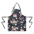 thumbnail image 2 of Pioneer Flower Floral Print Pattern Apron-Garden Aprons for Women with Pockets-Cotton Linen Waterproof Kitchen Cooking Gardening Aprons Adjustable for Kitchen,Cooking,BBQ and Salon 33x27 Inch, 2 of 7