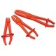 thumbnail image 1 of 3 Unids/set Abrazaderas de Manguera Abrazaderas de Manguera Abrazadera de Línea Pinza de Manguera Herramienta de Sujeción de Engarzadora de Manguera de Nylon para Mangueras Flexibles, Frenos, Líneas, 1 of 4