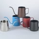 thumbnail image 2 of Yuarrent Tetera de goteo de 250ml, tetera de café de acero inoxidable, tetera de goteo larga con cuello de cisne, tetera, taza, tetera de goteo de café, Juegos de servir café y té Plata Yuarrent JJ22648-01, 2 of 6