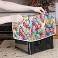 thumbnail image 2 of UNICEU Coffee Pattern Toaster Cover, Quilted Toaster Cover Fits for Most Standard 4 Slice Toasters Kitchen Small Appliance Cover, 2 of 11